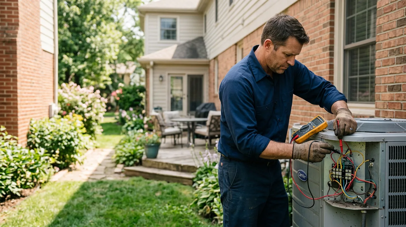 HVAC technician working near Finley, TN